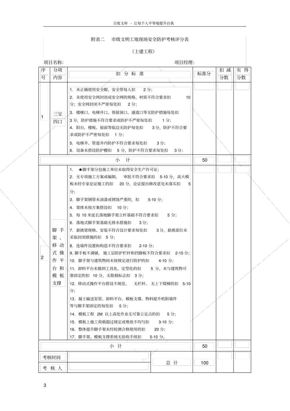 南京建筑工程级文明工地现场考核汇总表_第3页