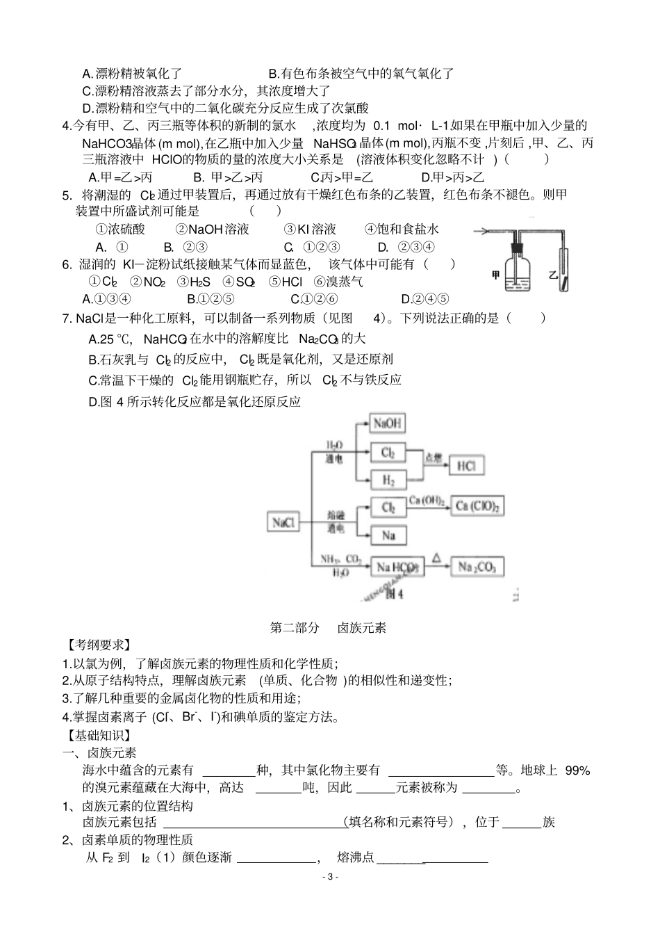 卤族元素复习资料_第3页