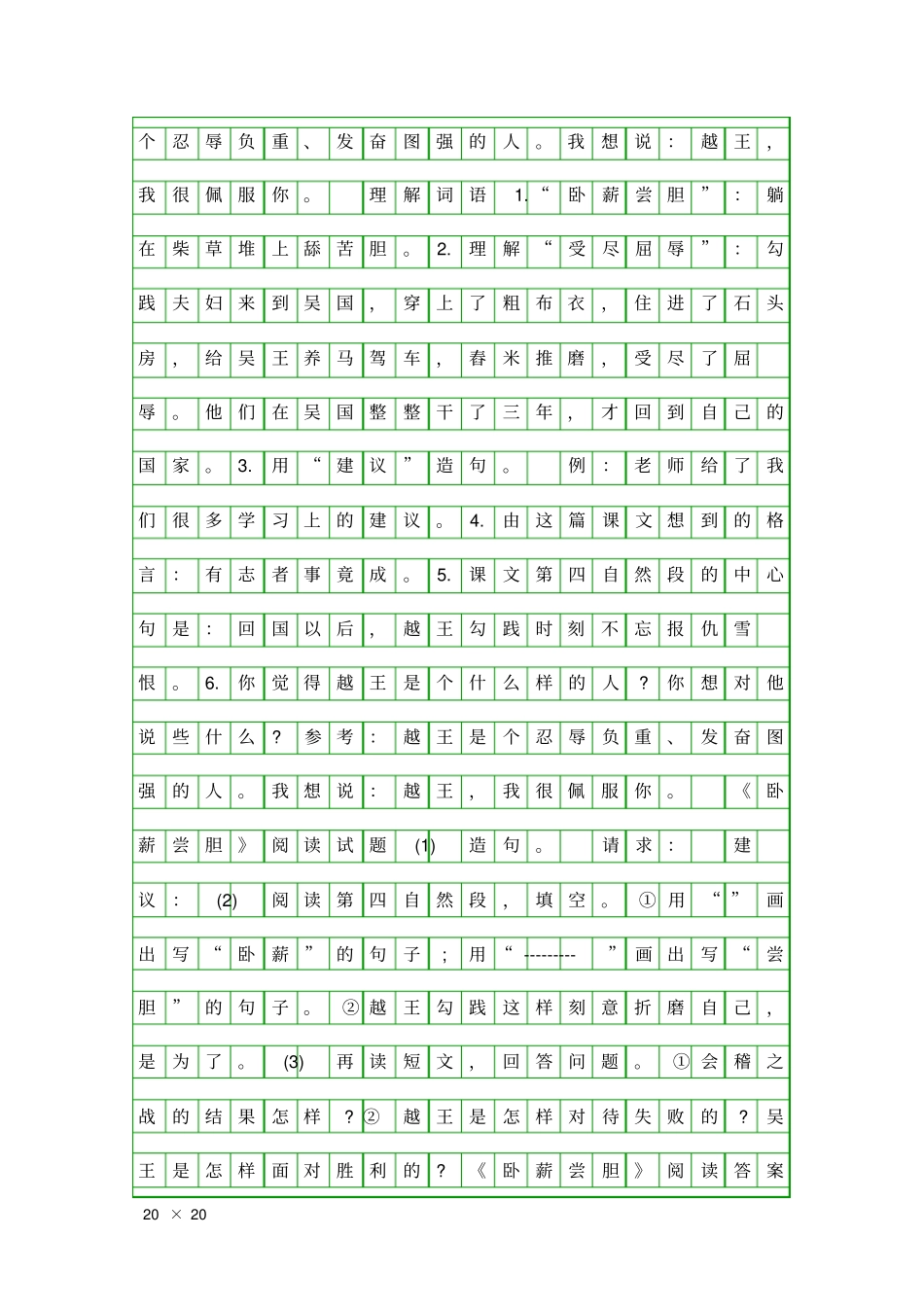卧薪尝胆知识点_第3页