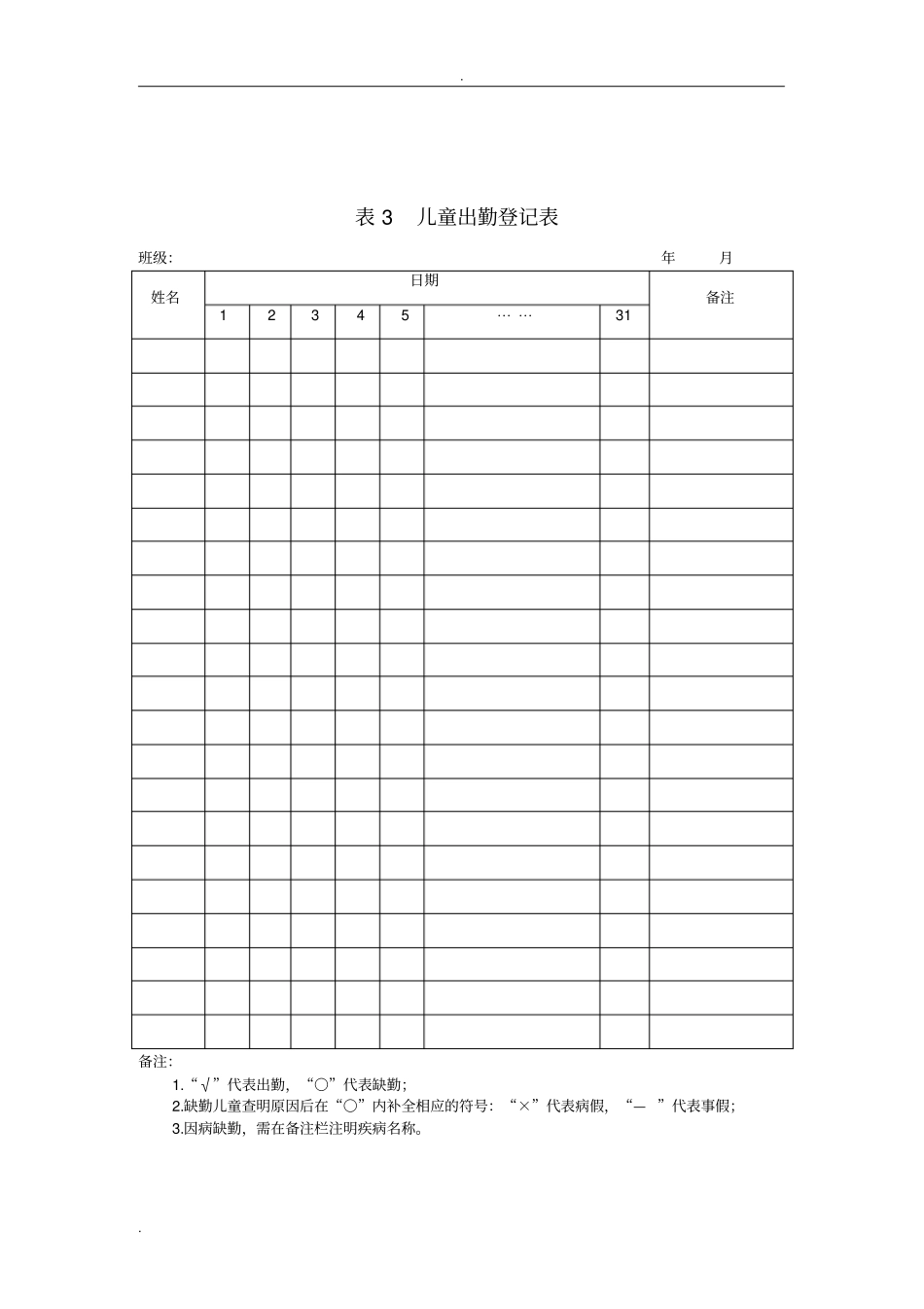 卫生保健工作记录表_第3页