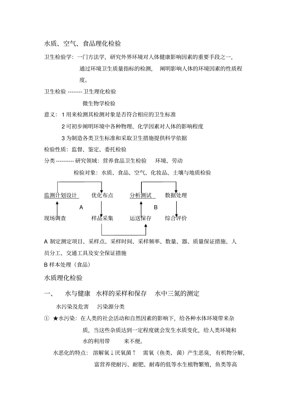卫生检验学讲解_第1页