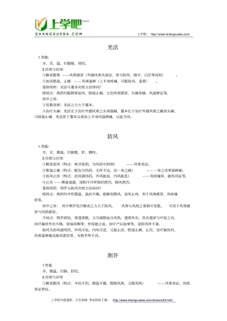 卫生资格：初级药士学习资料大全