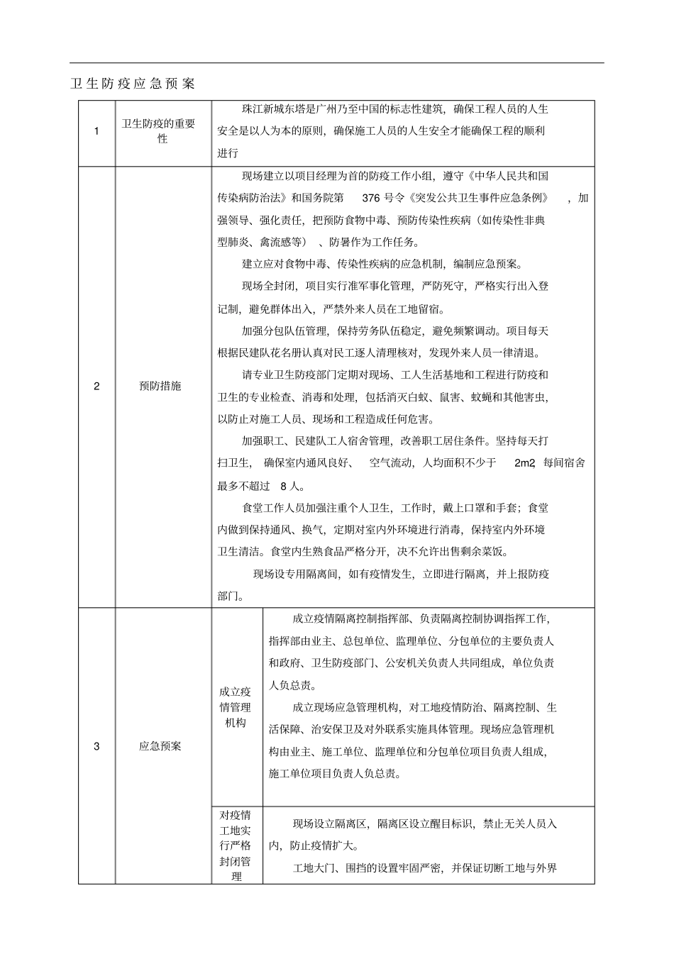 卫生防疫应急预案_第1页