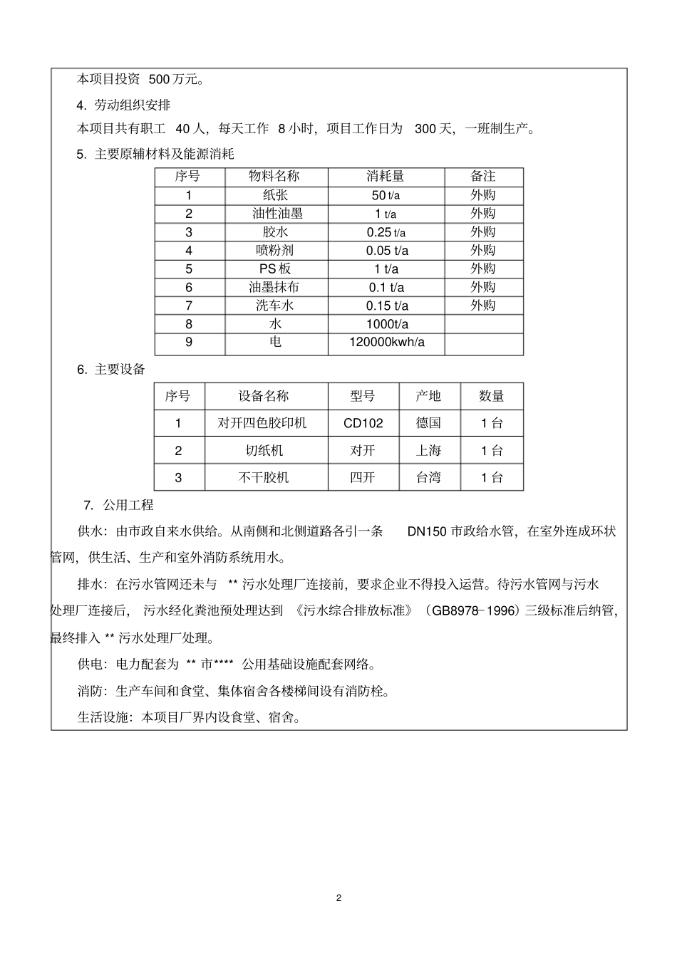 印刷有限公司新建项目建设项目环境影响评价报告书_第3页