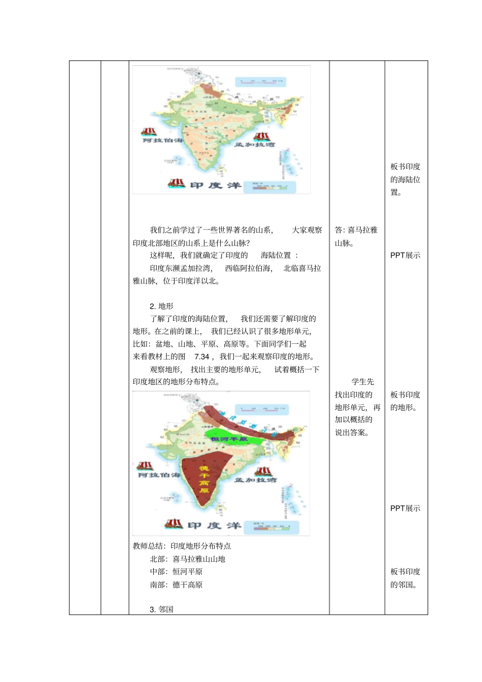印度教学设计2_第3页