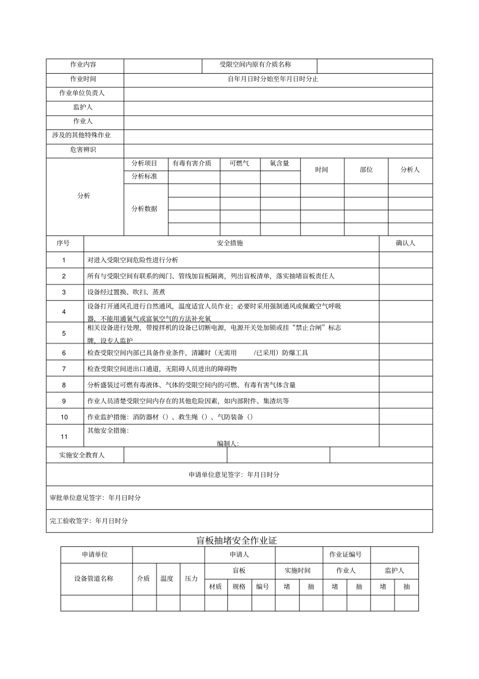 危险作业许可证GB_第2页