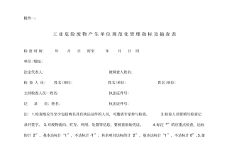 危险废物规范化管理表格1