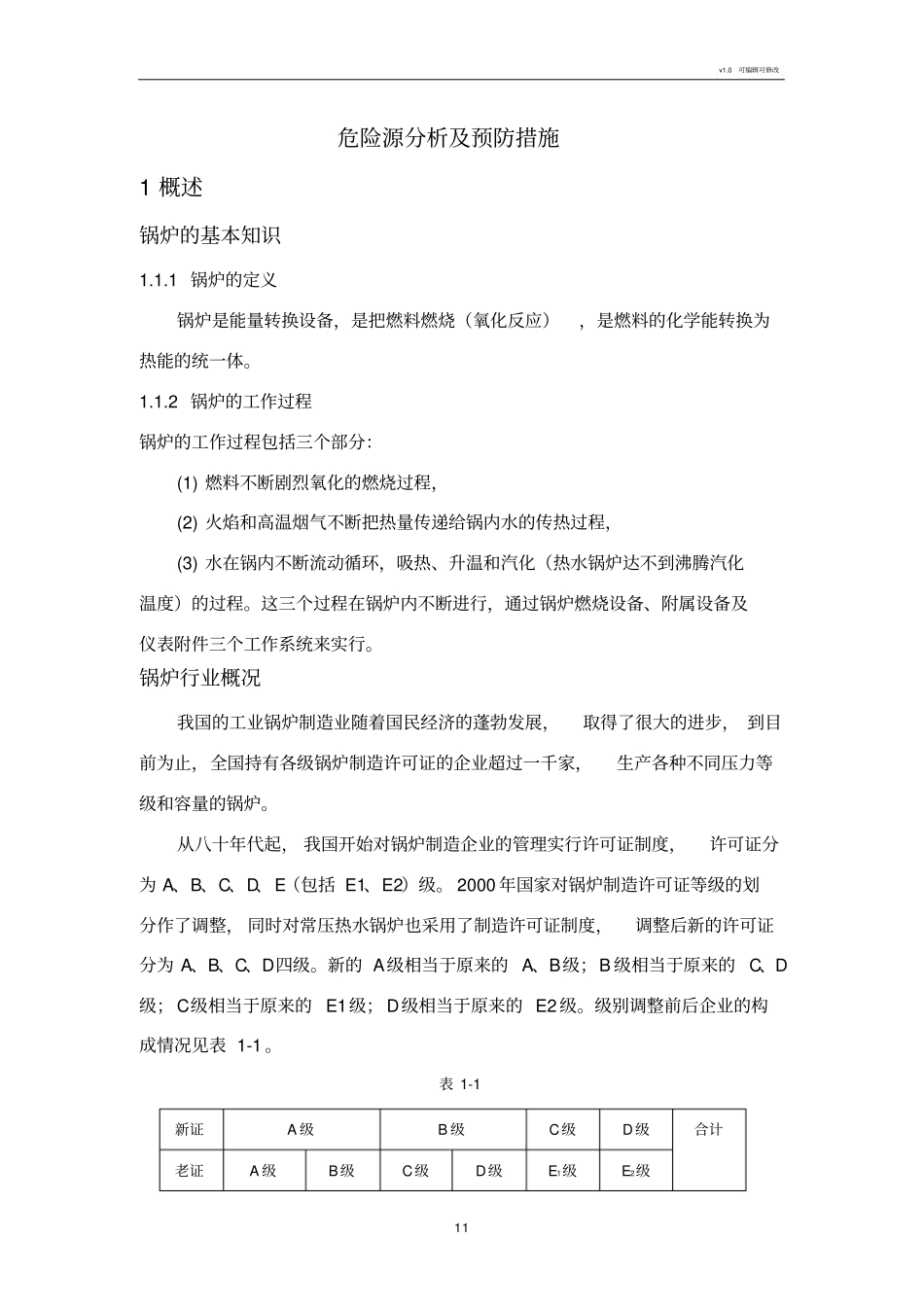 危险源分析及预防措施_第1页