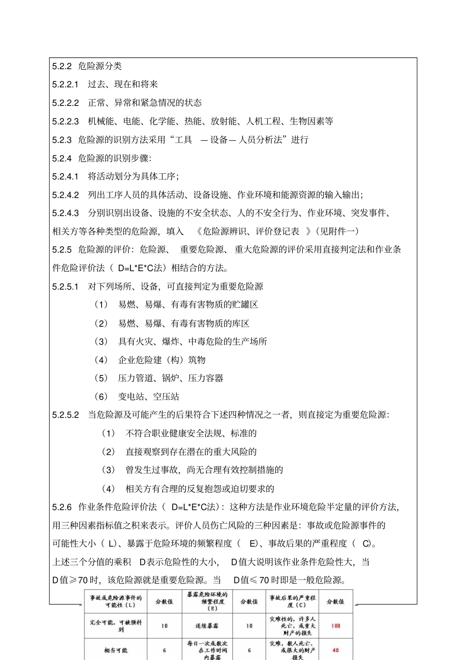 危险源辨识和风险评价管理程序_第3页