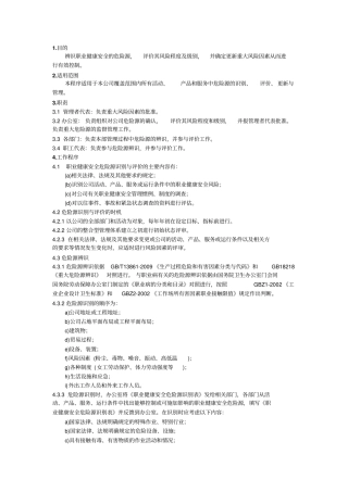 危险源辨识控制程序