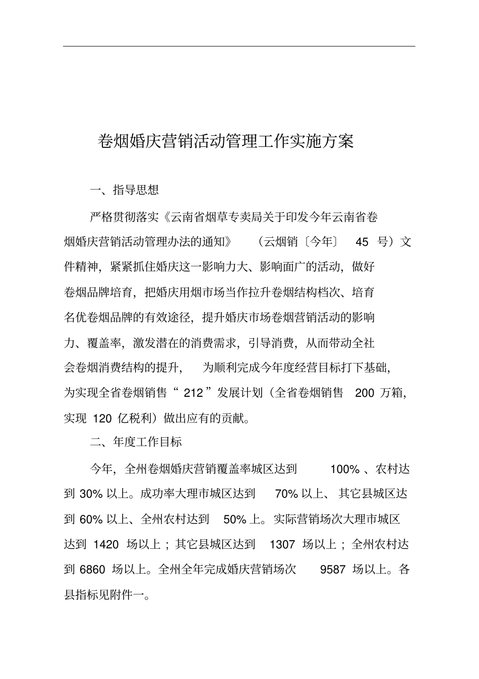 卷烟婚庆营销活动管理工作实施方案_第2页