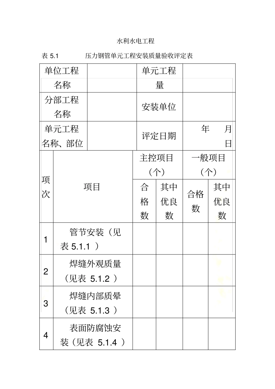 压力钢管质量评定表无缝钢管焊焊接_第2页