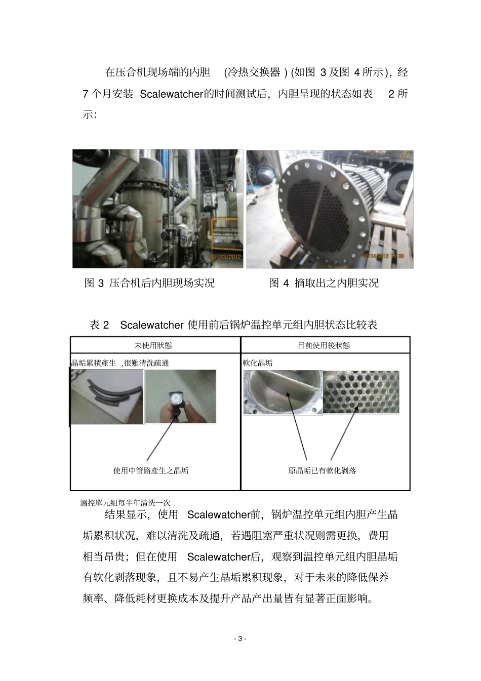 压合机OCU冷却水侧使用Scalewatcher报告_第3页