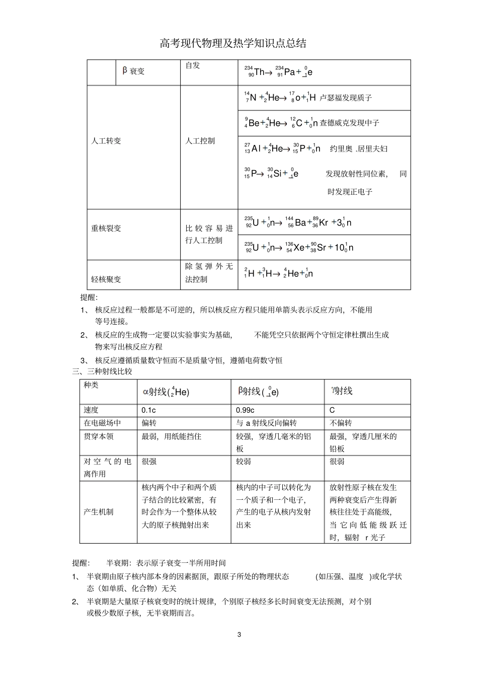 原子物理知识点讲解_第3页