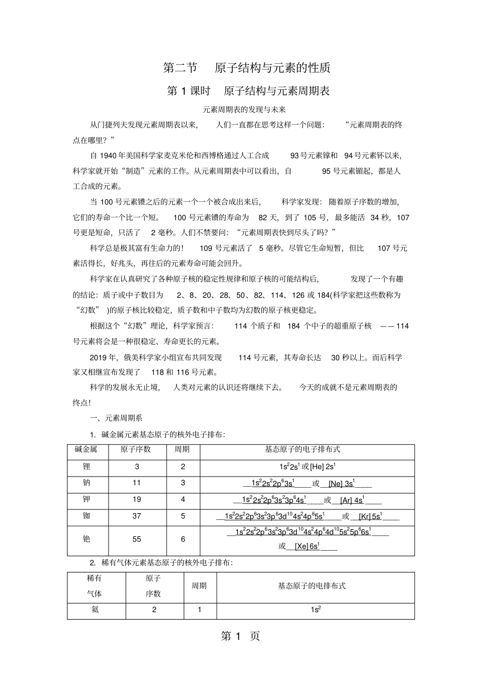 原子结构与元素的性质_第1页