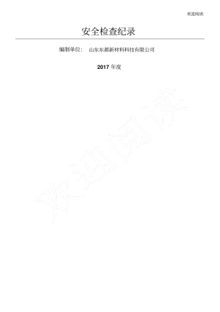 双体系隐患排查检查表格模板