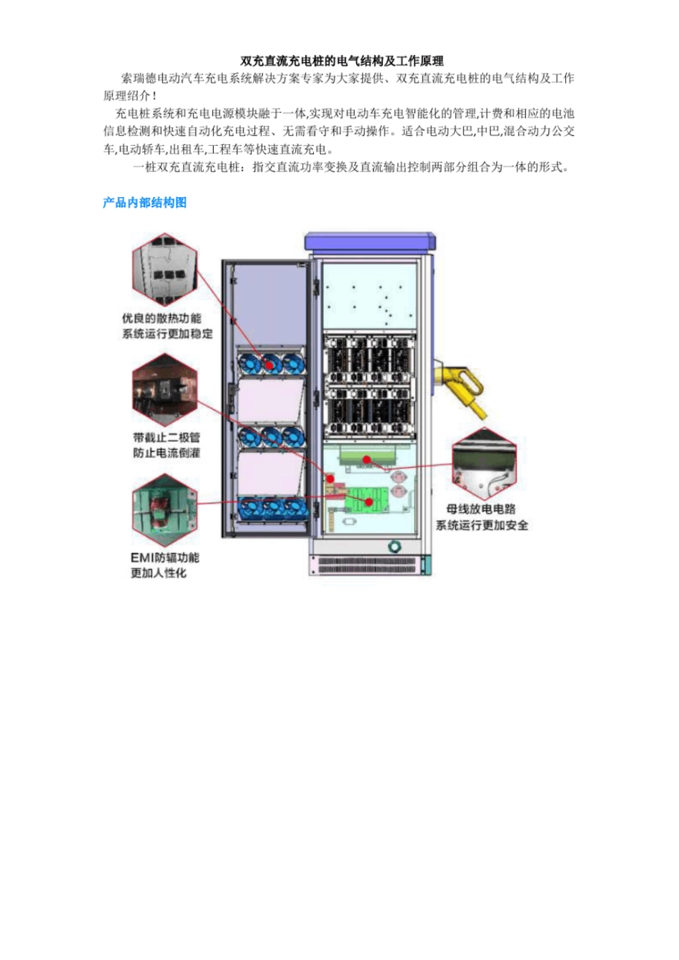 双充直流充电桩的电气结构及工作原理文档良心出品_第1页