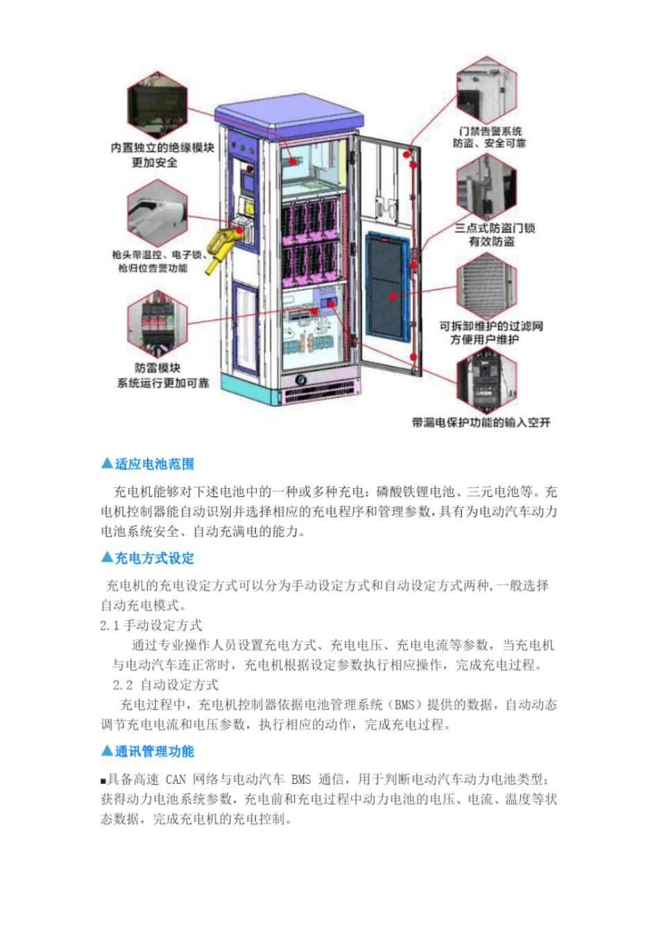 双充直流充电桩的电气结构及工作原理文档良心出品_第2页
