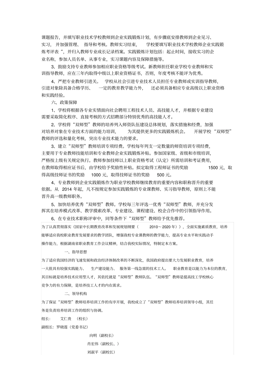双师型培养的方案_第2页