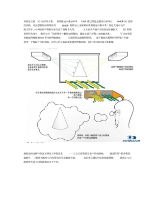 双投偏振3D的方案
