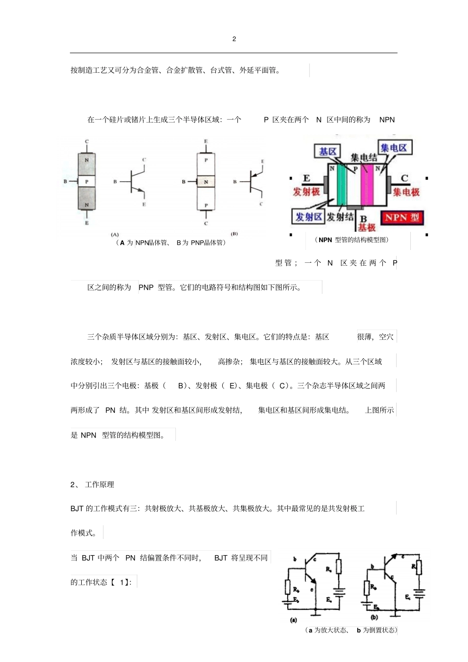 双极型晶体管及其在生活中的应用_第2页