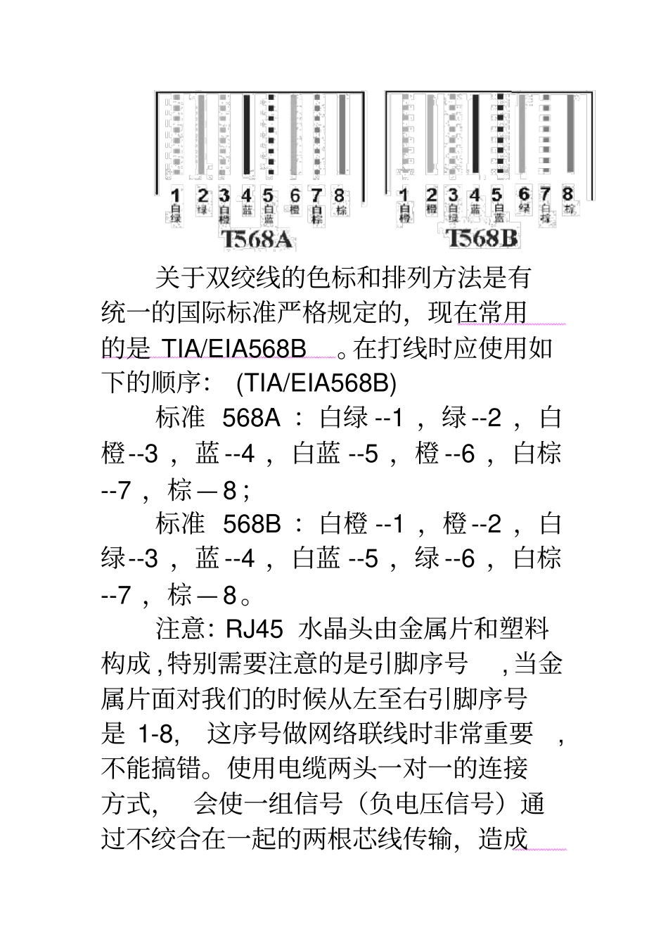 双绞线RJ45连接头的制作_第3页