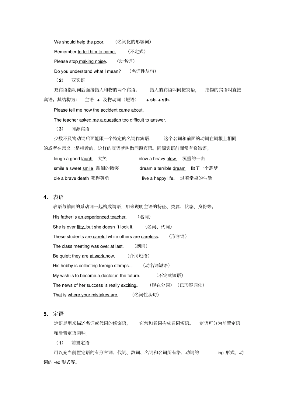 句子成分和句子结构_第2页
