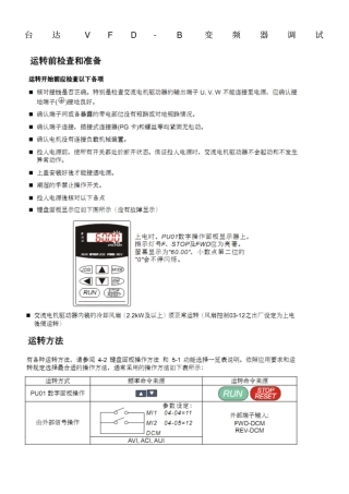 台达VFD-B-变频器调试程序