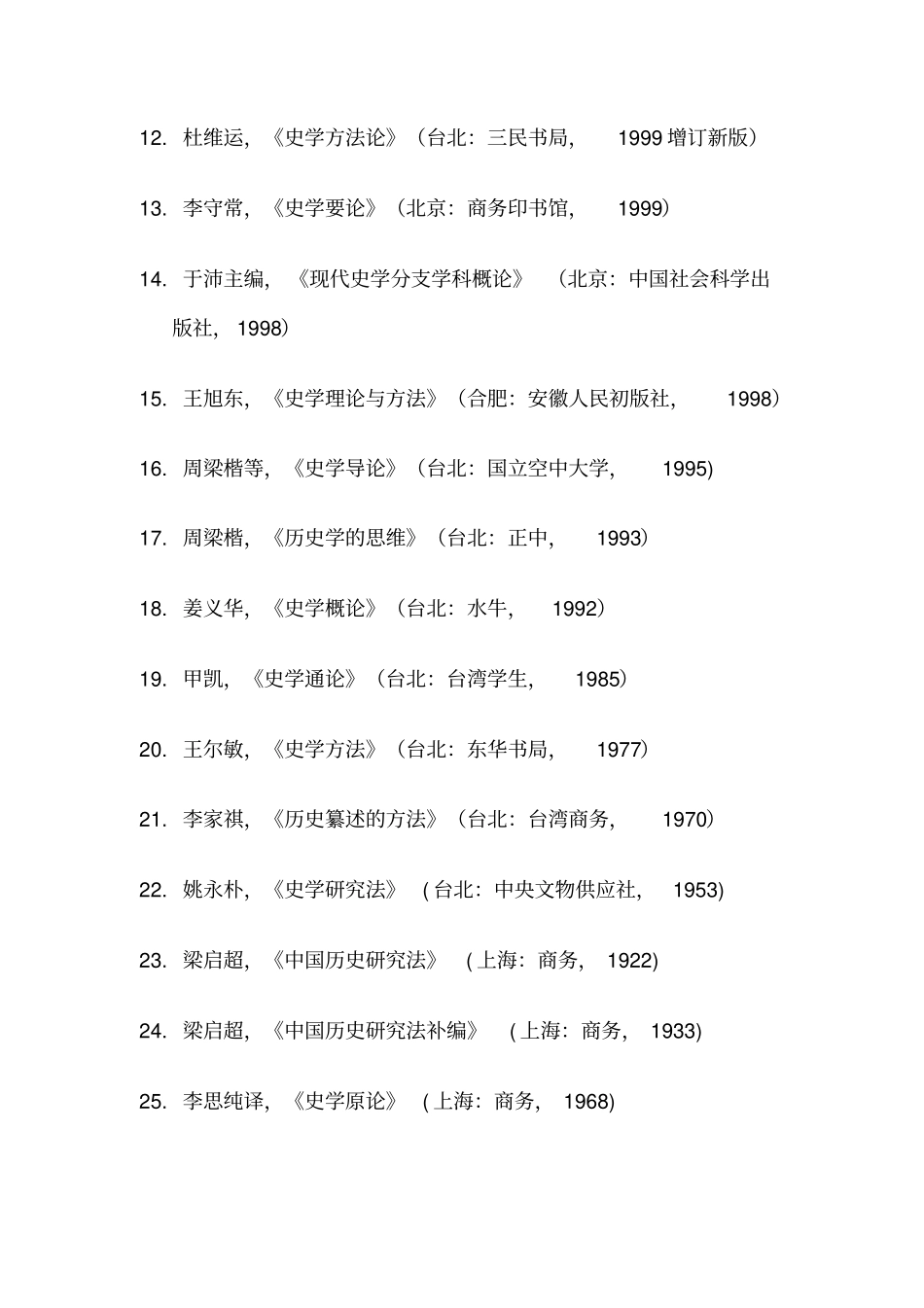 史学理论经典书目_第2页
