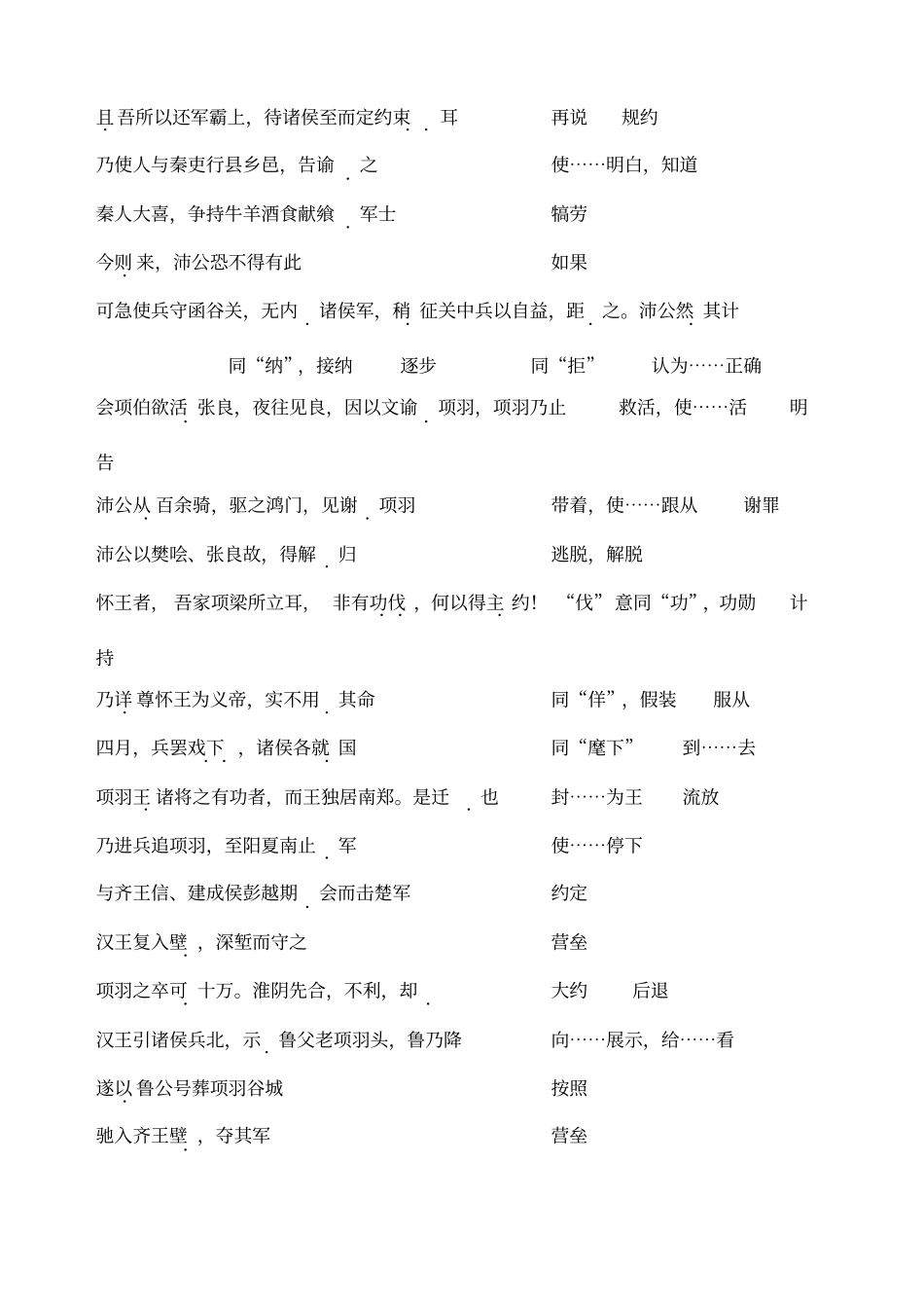 史记选读文言文重点词句整理_第2页
