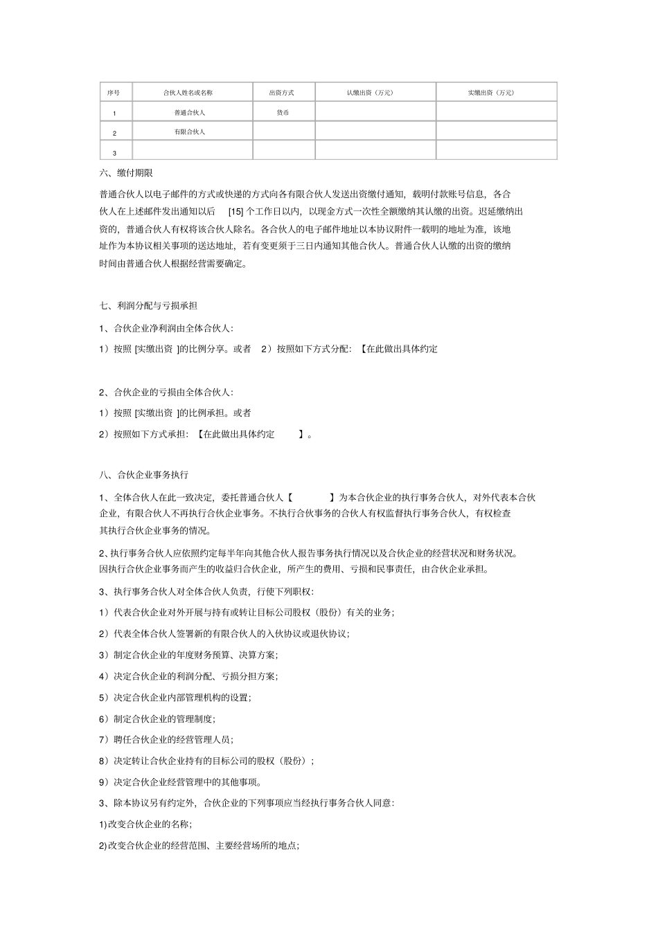 合伙协议众筹_第2页