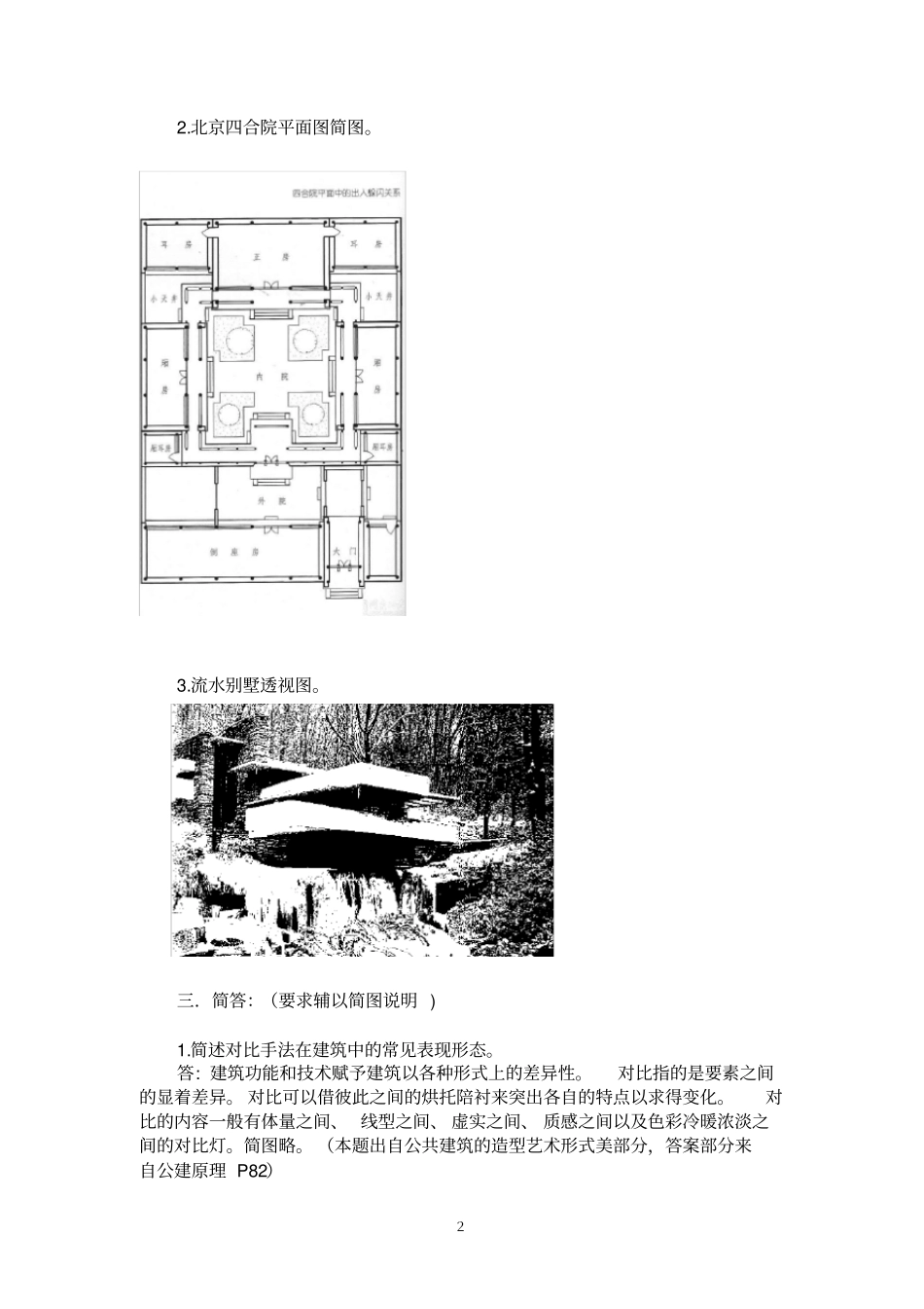 合工大建筑学考研2010年参考答案_第2页