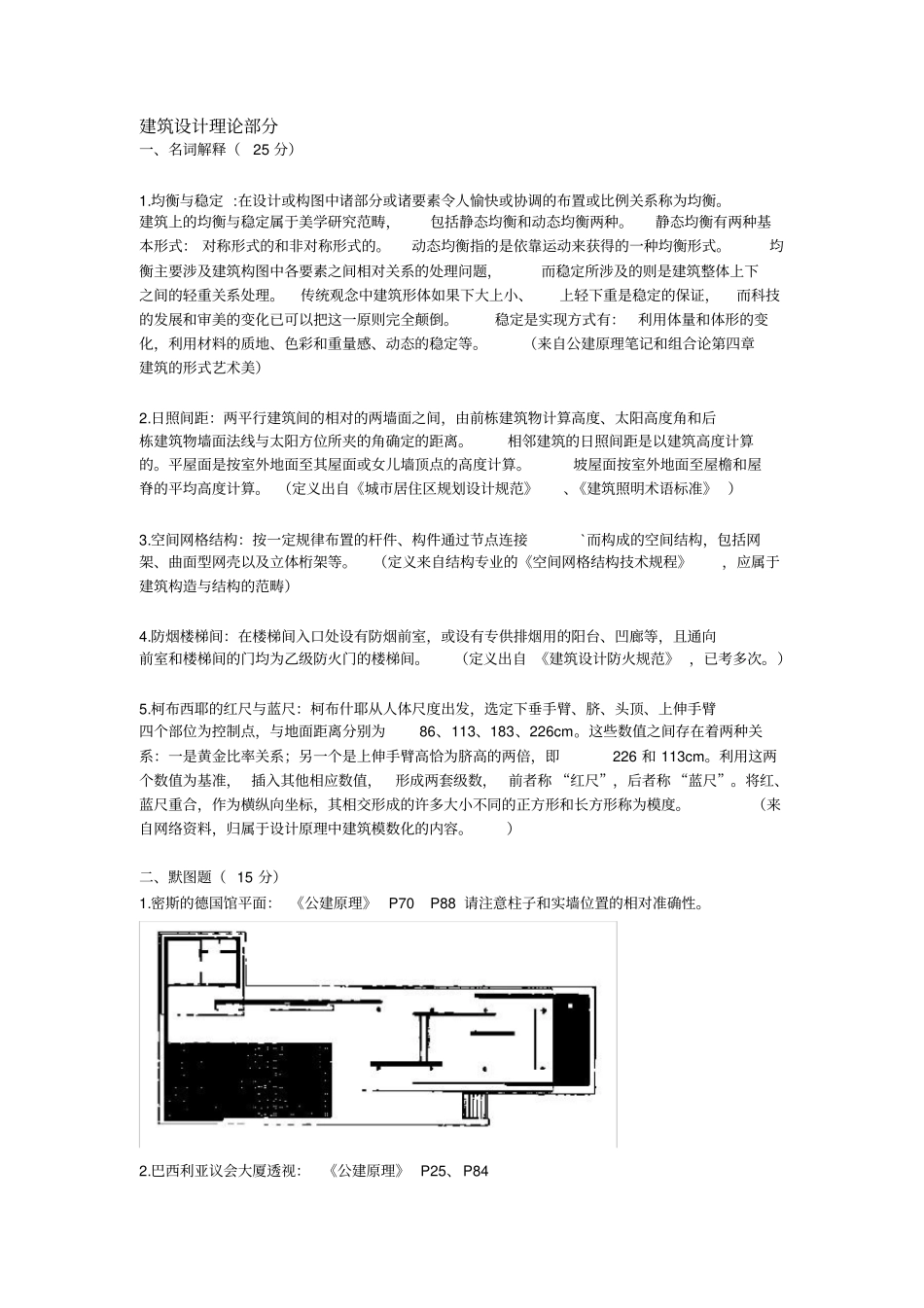 合工大建筑学考研2012试题的回答_第1页