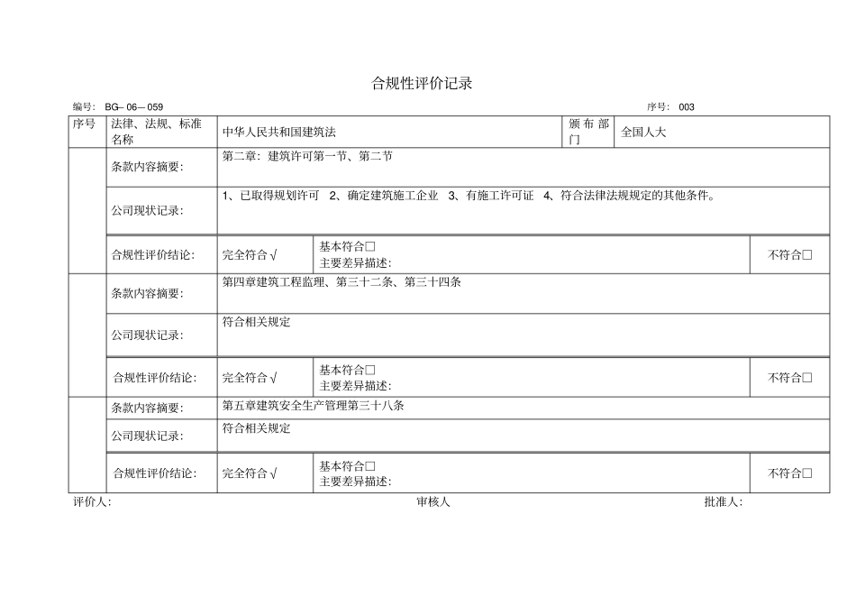 合规性评价记录_第3页
