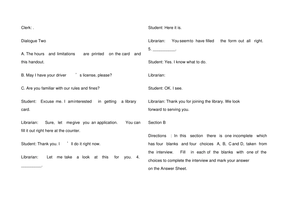 同等学力英语真题及答案_第2页