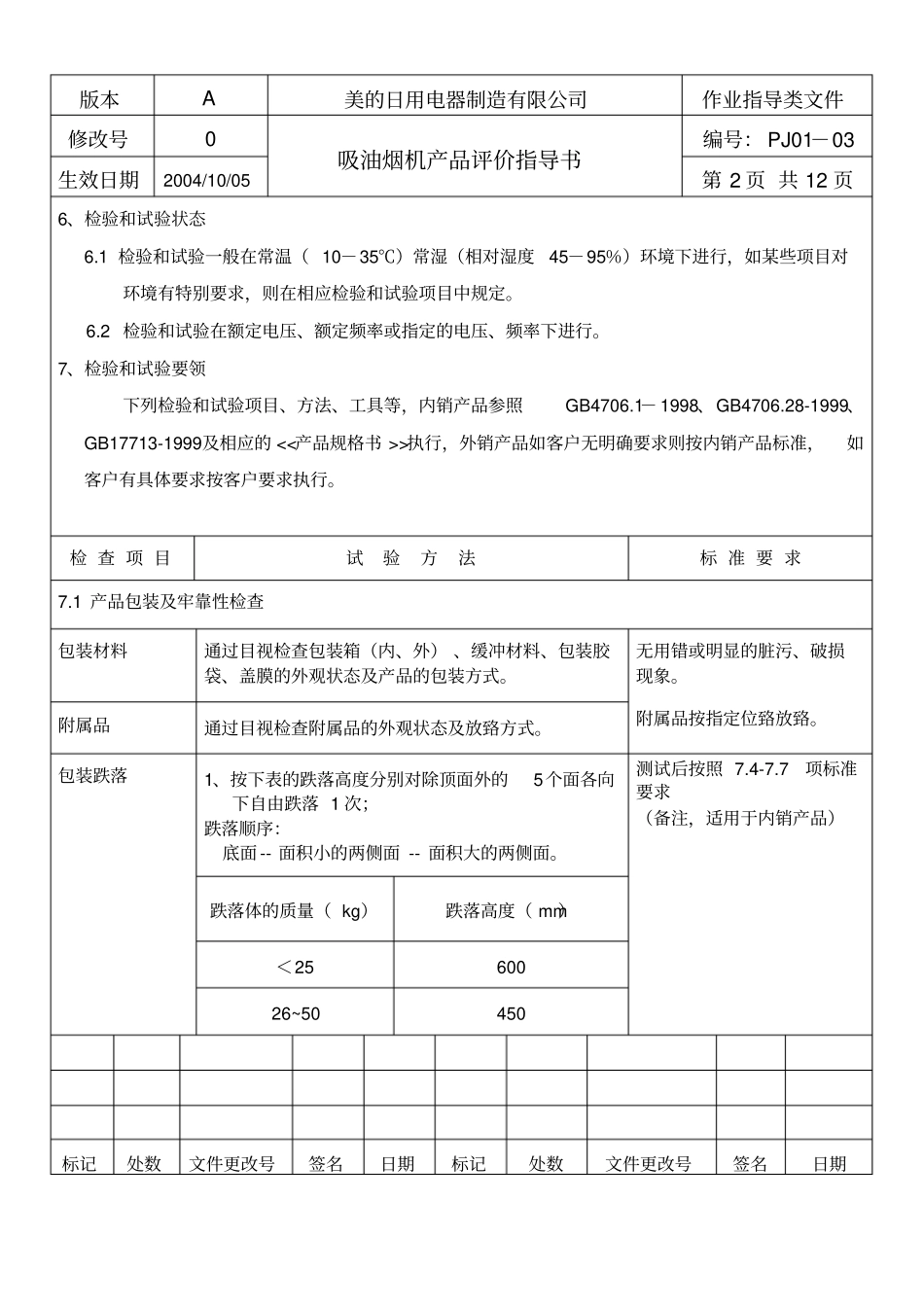 吸油烟机产品评价指导书资料_第3页
