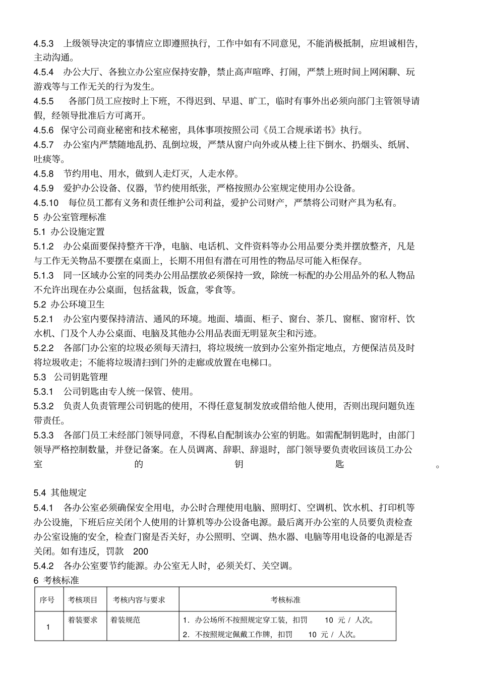 员工文明办公管理制度_第2页