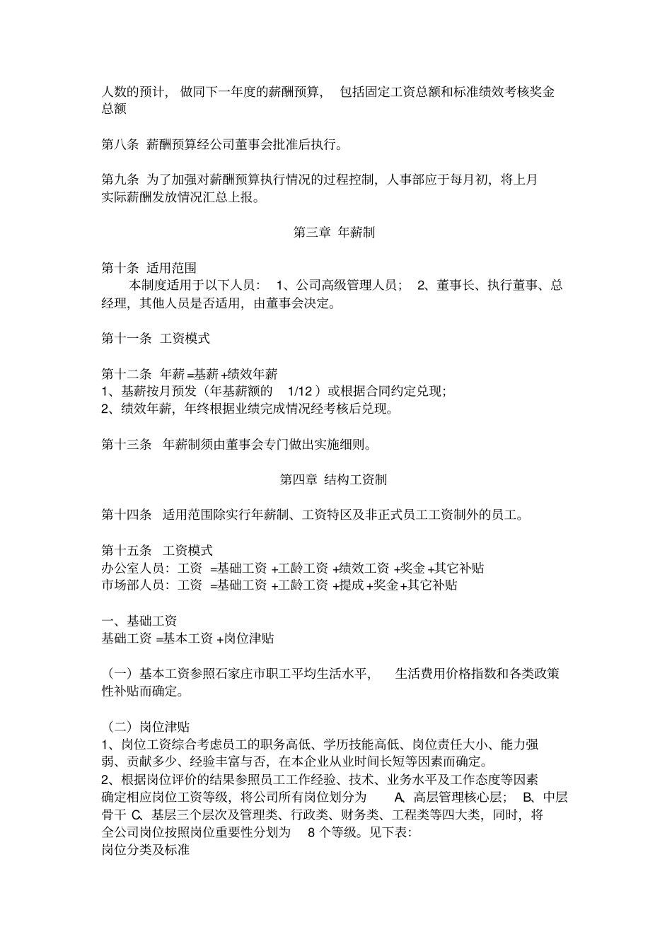 员工薪酬管理制度_第2页