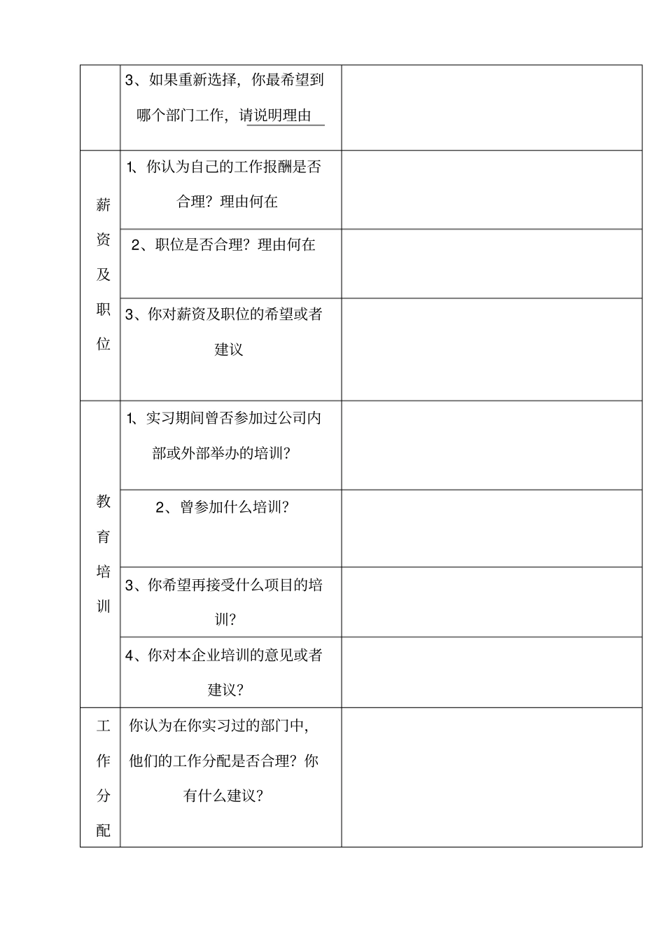 员工转正面谈记录表_第2页