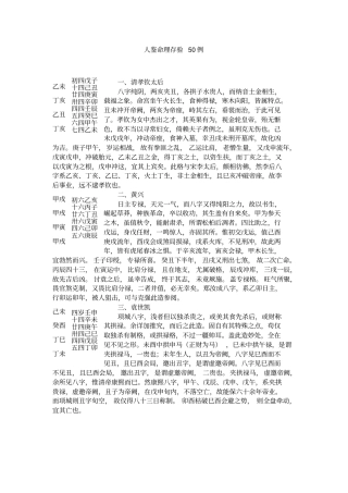 命理知识参考资料完美版人鉴命理存验50例