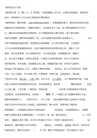 咽炎治疗的方案