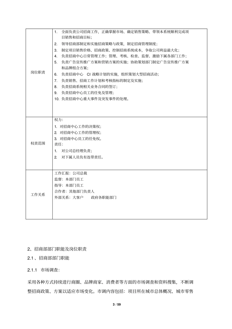 商业地产招商中心管理手册_第3页