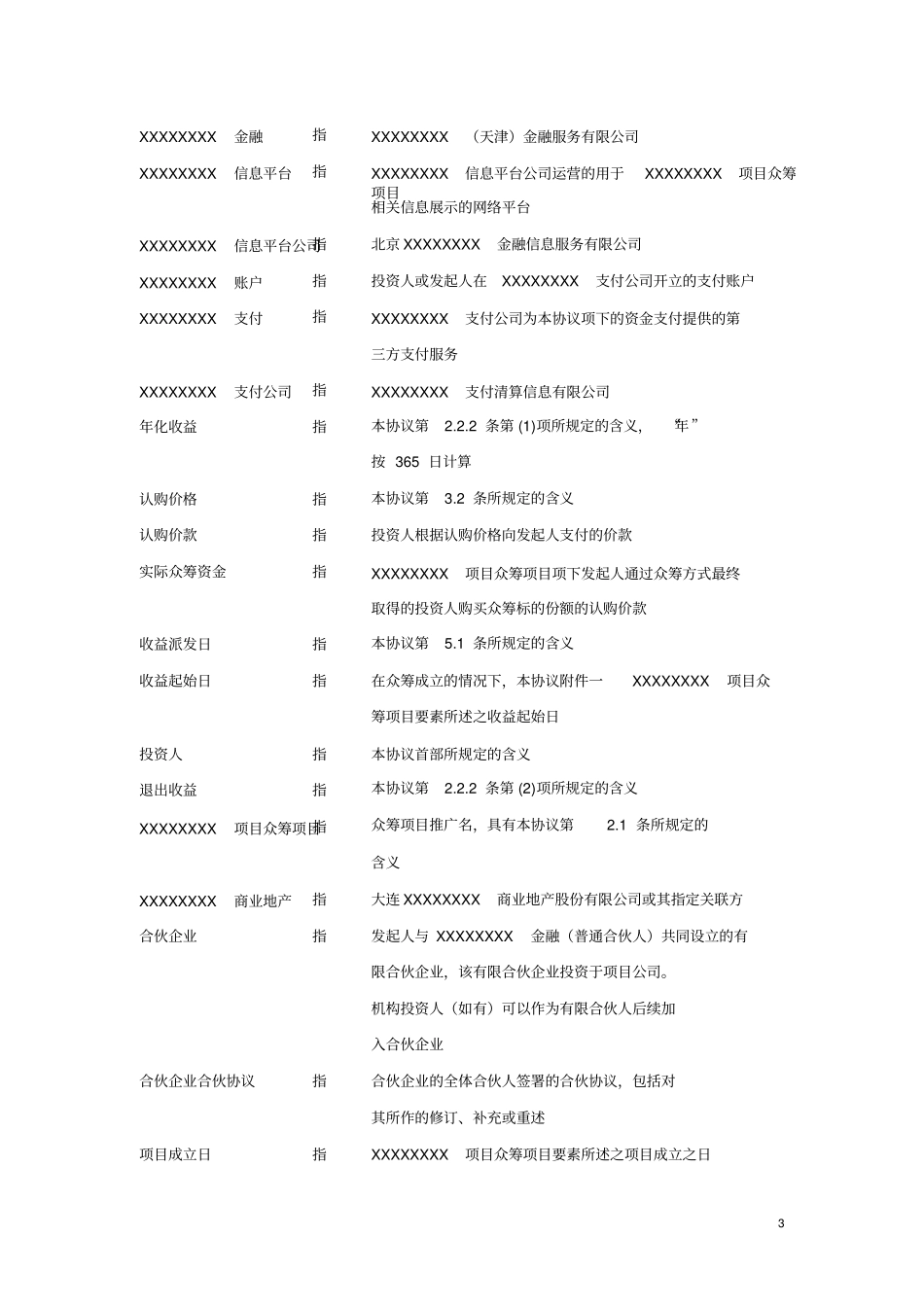 商业地产项目众筹协议_第3页
