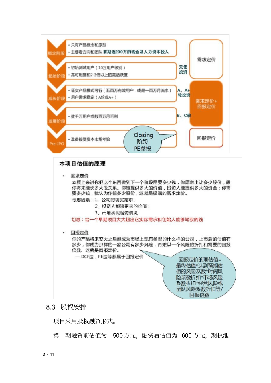 商业计划书融资方案_第3页