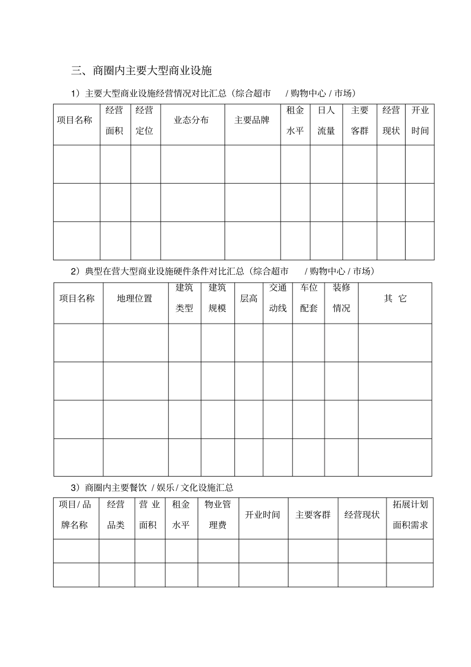 商业零售场调研表格_第2页