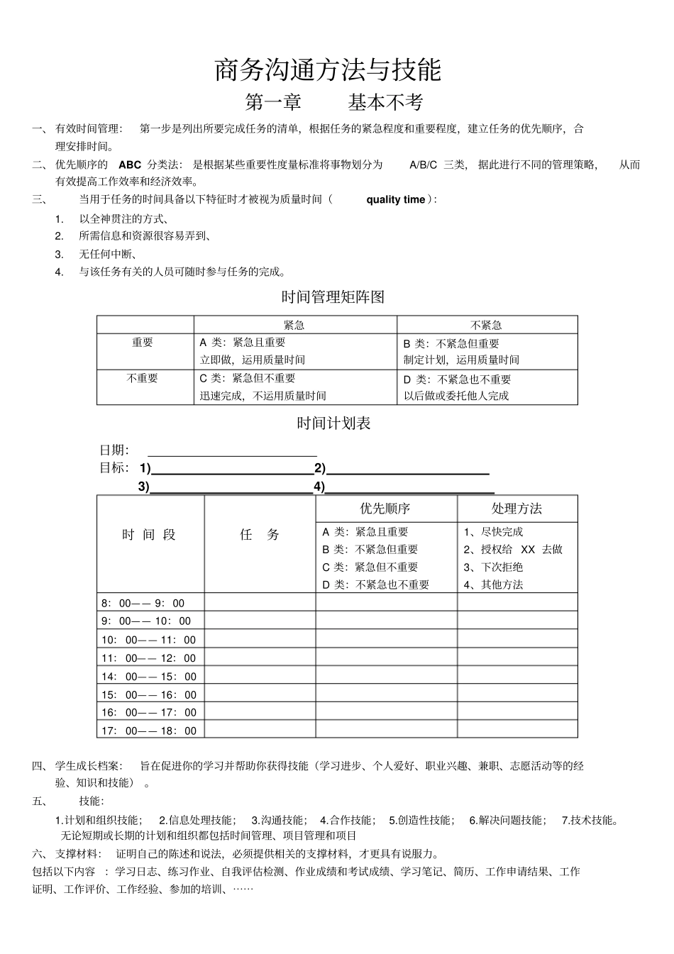 商务沟通管理概论_第1页