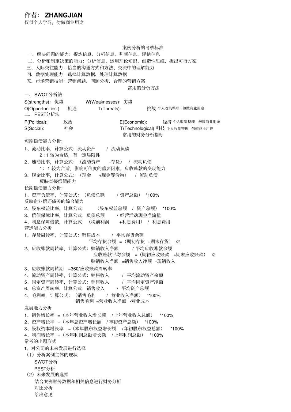 商务管理综合应用-总复习27_第1页