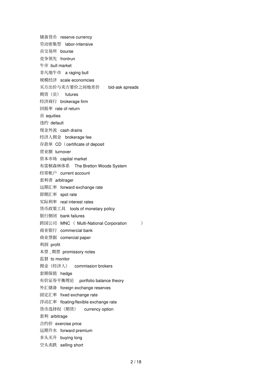 商务英语词汇_第2页