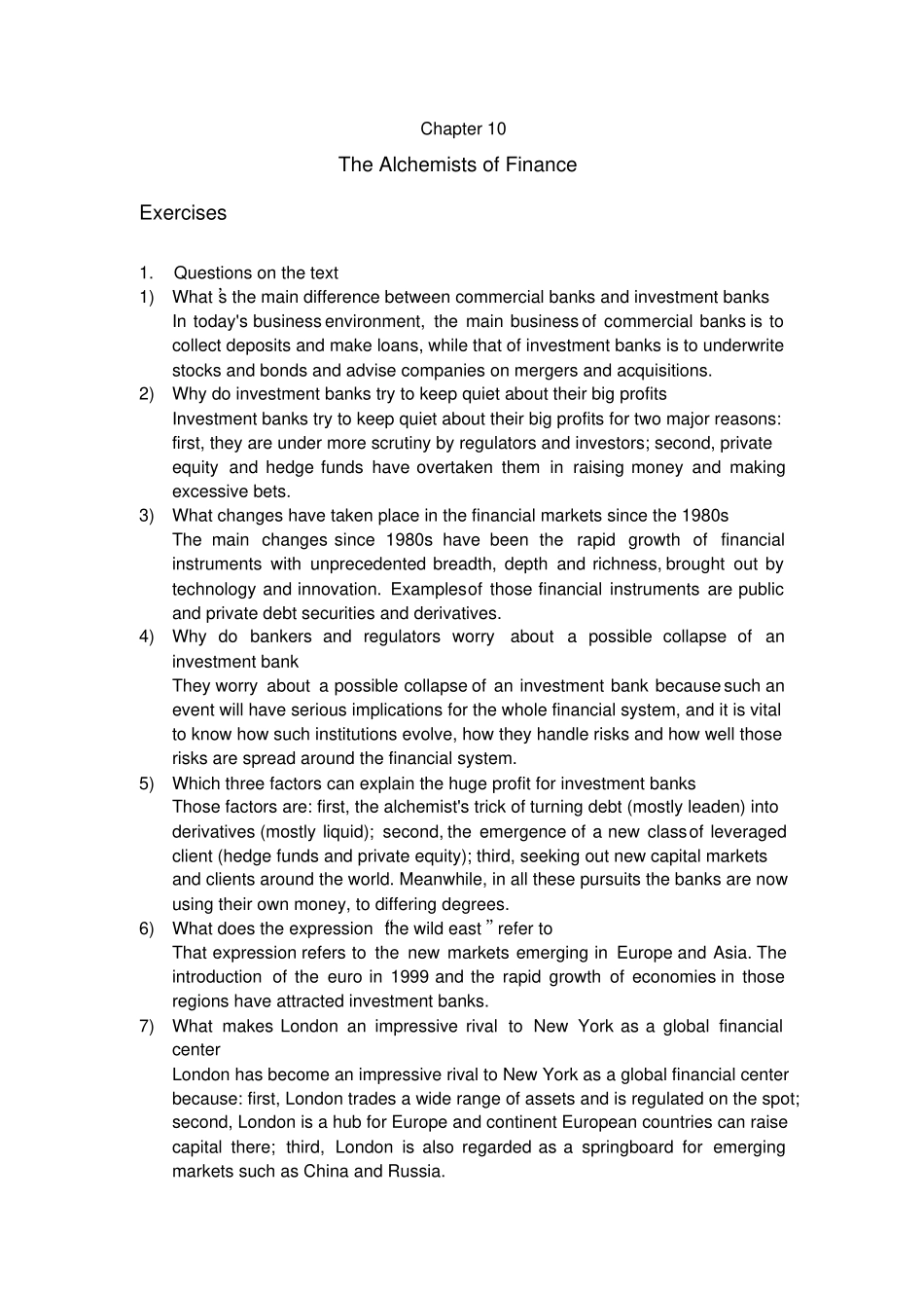 商务英语阅读第二版王关富unit10banking课后答案_第1页