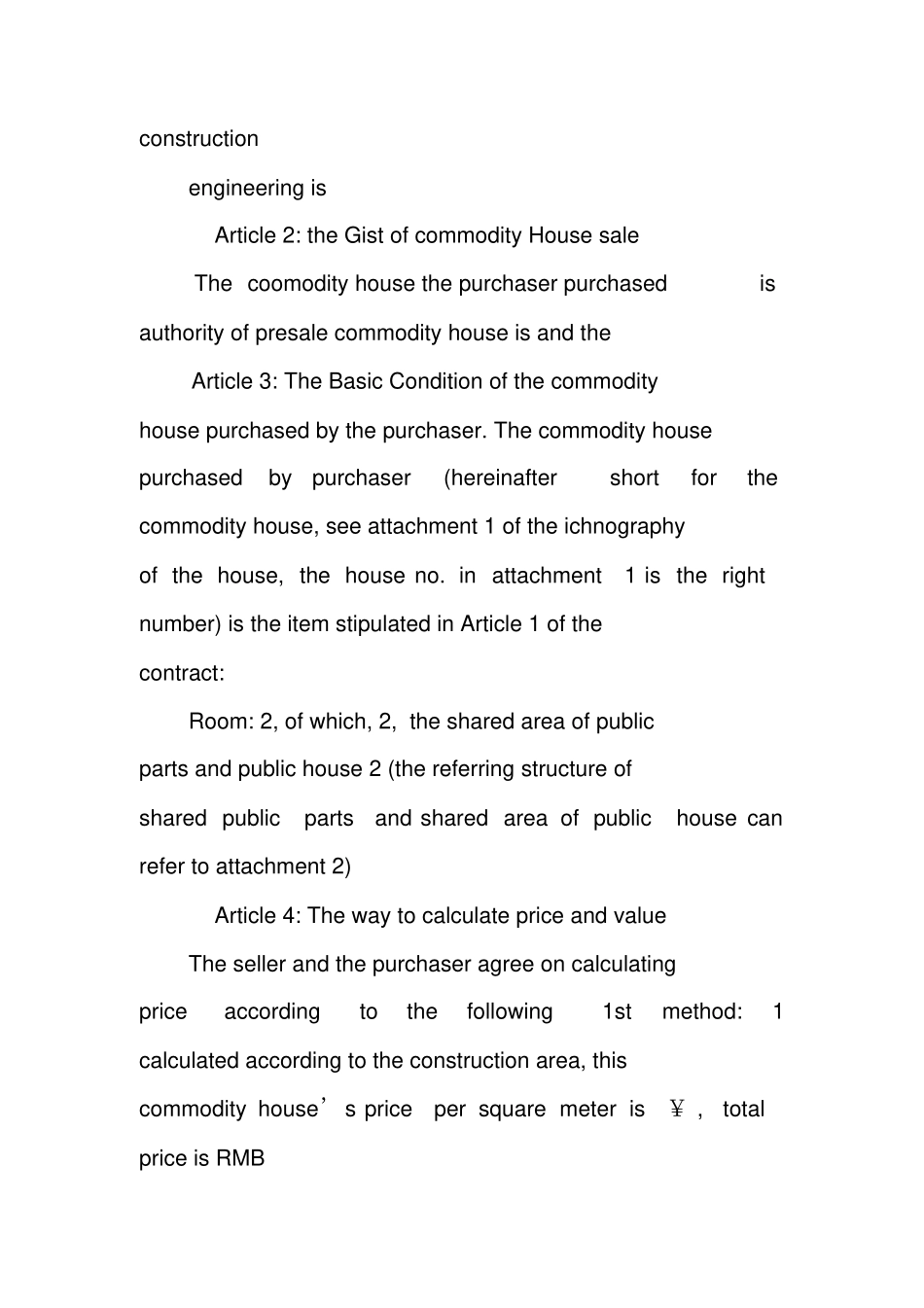 商品房买卖合同翻译_第3页
